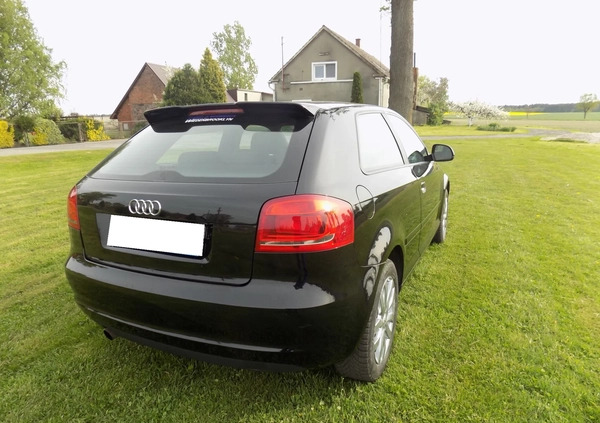 Audi A3 cena 20900 przebieg: 154000, rok produkcji 2009 z Szprotawa małe 497